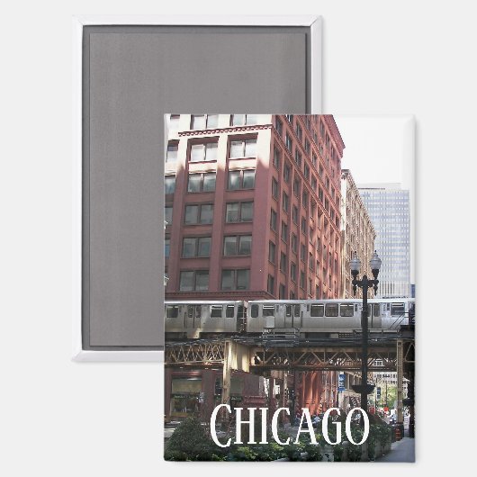 Hogere boorgang in Chicago Magneet (Voorkant / Achterkant)