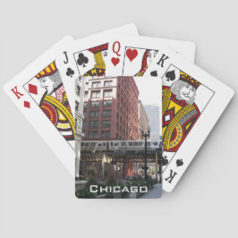 Hogere boorgang in Chicago Pokerkaarten
