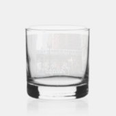 Hogere boorgang in Chicago Whisky Glas (Achterkant)