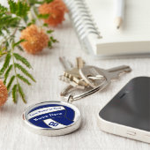 Hogere cadeaus voor volleybalspelers, volleybal sleutelhanger (Zijkant)