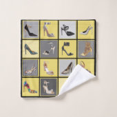 Hogere Collage Stiletto Bathroom Towel set Bad Handdoek (Wasdoekje)