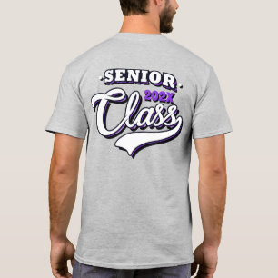 Hogere graad, paarse T-shirt