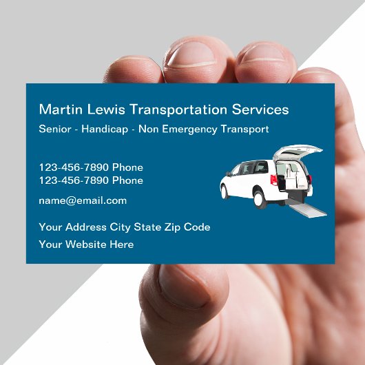 Hogere Handicap Non-Emergency Transport Visitekaartje
