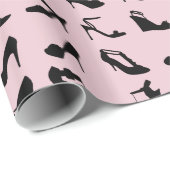 Hogere hiel voor vrouwen cadeaupapier (Rol Hoek)