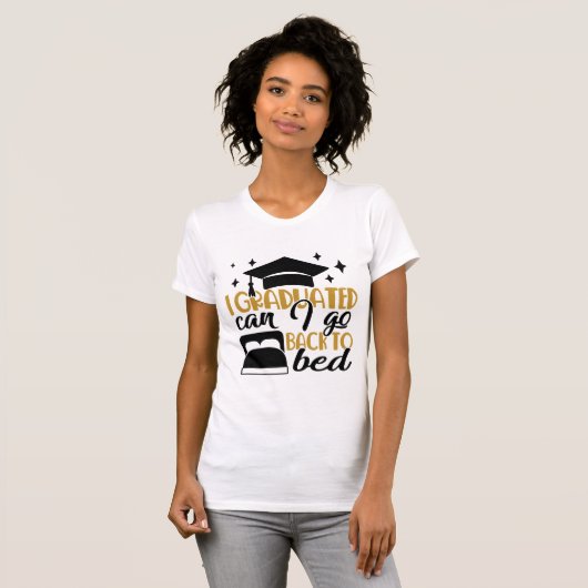 Hogere Humor | Ik ben nu naar bed gegaan T-shirt (Voorkant volledig)