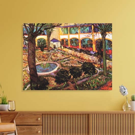 Hogere instelling in Arles door Vincent van Gogh Canvas Afdruk (Insitu (Woonkamer))