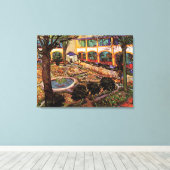 Hogere instelling in Arles door Vincent van Gogh Canvas Afdruk (Insitu (Houten vloer))