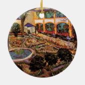 Hogere instelling in Arles door Vincent van Gogh Keramisch Ornament (Achterkant)