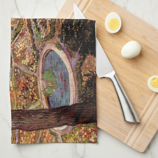 Hogere instelling in Arles door Vincent van Gogh Theedoek (Quarter Fold)