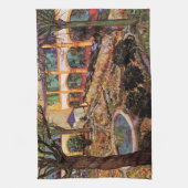 Hogere instelling in Arles door Vincent van Gogh Theedoek (Verticaal)