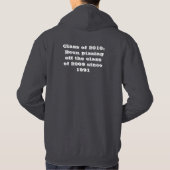 Hogere klasse van 2010 hoodie (Achterkant)