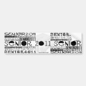 Hogere klasse van 2011 bumpersticker (Voorkant)