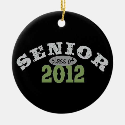 Hogere klasse van 2012 keramisch ornament (Voorkant)