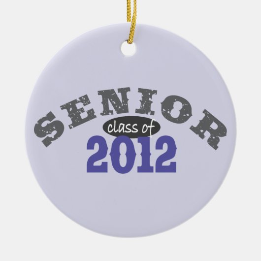 Hogere klasse van 2012 keramisch ornament (Voorkant)