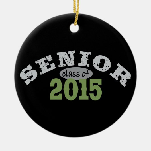 Hogere klasse van 2015 keramisch ornament (Voorkant)