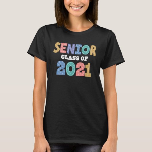 Hogere klasse van 2021 t-shirt (Voorkant)