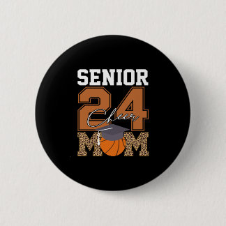 Hogere klasse van 2024 Basketball Cheer Mam Afstud Ronde Button 5,7 Cm