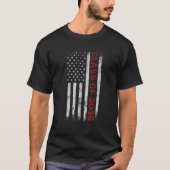 Hogere klasse van de Amerikaanse vlag Afstuderen 3 T-shirt (Voorkant)