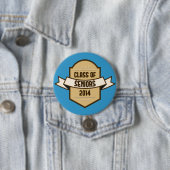 Hogere klasse van de badge 2014 ronde button 7,6 cm (In situ)