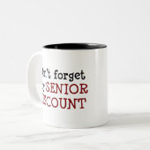 hogere korting tweekleurige koffiemok (Voorkant links)