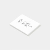 hogere lagerbereikvergelijkingen post-it® notes (Schuin)