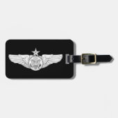 Hogere opgenomen vleugelvliegtuigen van USAF Bagagelabel (Voorkant horizontaal)