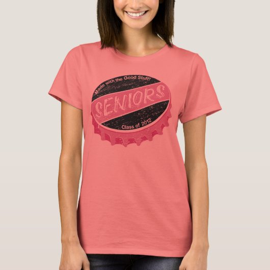 Hogere Pop (roze) T-shirt (Voorkant)