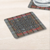 Hogere speldenstaartwieken met Celtic Knot Mok Cup Kartonnen Onderzetters (Schuin)