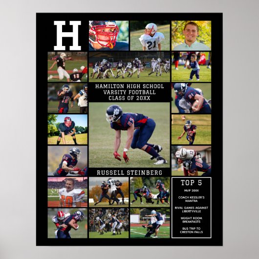 Hogere Sportliefhebber 19 Foto Collage Poster (Voorkant)