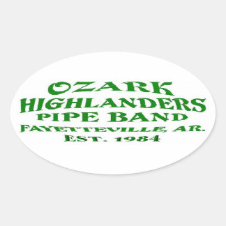 Hogere tekst sticker. ovale sticker