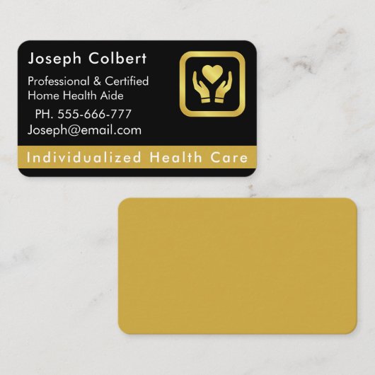 Hogere Visitekaartje thuiszorgverlener (Voorkant / Achterkant)