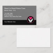 Hogere Visitekaartjes voor het hartsymbool voor th (Voorkant / Achterkant)