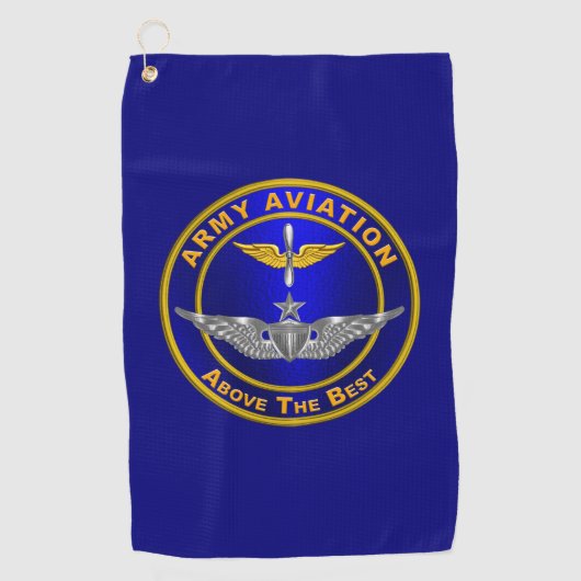 Hogere vliegtickets golfhanddoek (Voorkant)