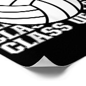 Hogere volleybalklasse poster (Hoek)