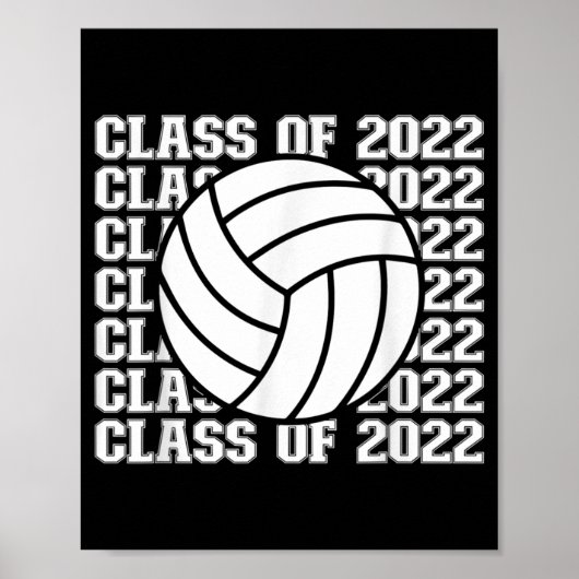 Hogere volleybalklasse poster (Voorkant)