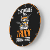 Hogere vrachtwagen, dichter bij God Grote Klok (Hoek)