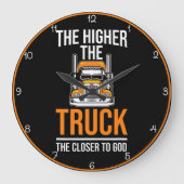 Hogere vrachtwagen, dichter bij God Grote Klok (Voorkant)