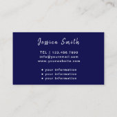 Hogere Zorgverlener Modern Rode Hart Medisch Visitekaartje (Achterkant)