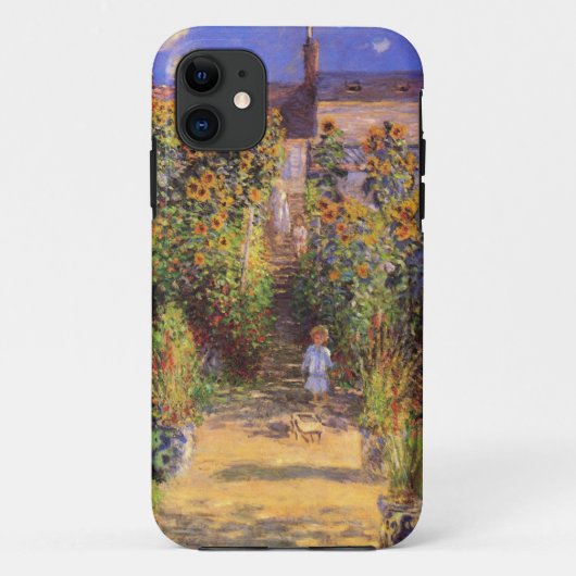 Hogerentes Claude Monet Seine bank te Vetheuil Case-Mate iPhone Case (Achterkant)