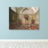 Hogerhuis Canvas Afdruk (Insitu (Houten vloer))