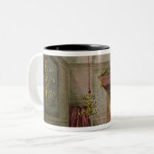 Hogerhuis Tweekleurige Koffiemok (Voorkant links)