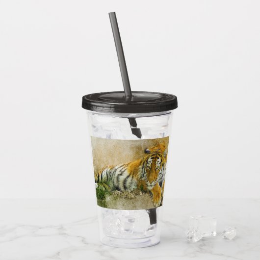 Hogerschilderij Acryl Drinkbeker (Voorkant ijs)