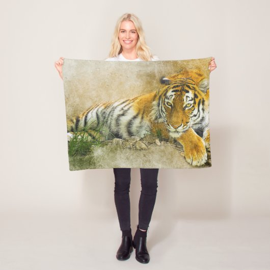 Hogerschilderij Fleece Deken (In situ)