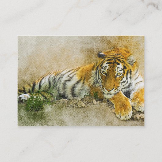 Hogerschilderij Visitekaartje (Achterkant)