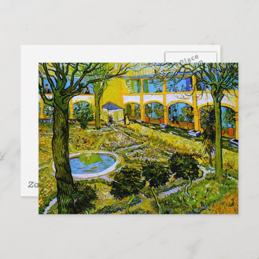 Hogerschool in Arles Van Gogh Fine Art Briefkaart (Voorkant / Achterkant)