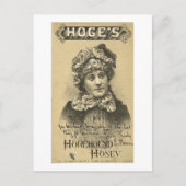 Hoges Horehound Honey Ad  1879 Briefkaart (Voorkant)