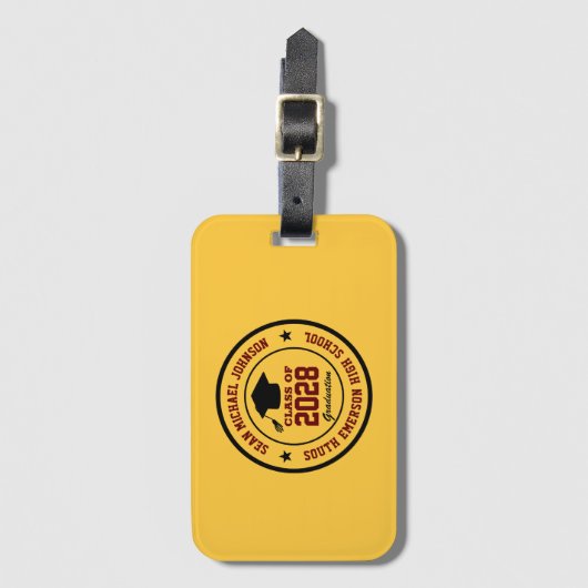 Hogescholen voor Afstuderen in het Afstudeerder va Bagagelabel (Voorkant (verticaal))