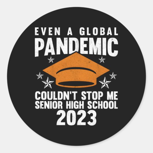 Hogeschool Afstuderen 2023-graad Afstuderen Ronde Sticker (Voorkant)