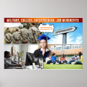 Hogeschool en Carrière (Matte) Poster (Voorkant)