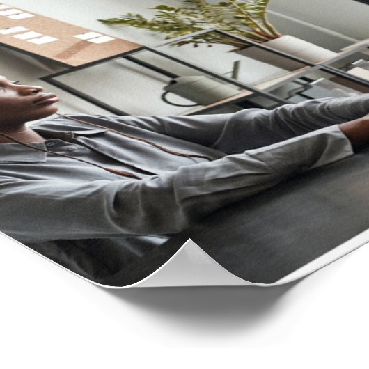 Hogeschool en Carrière (Matte) Poster (Hoek)